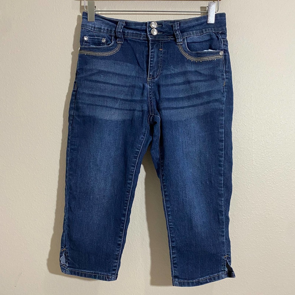 Sandpiper Petite Capri jeans size 4P medium wash